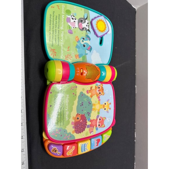 Vtech Animal Rhymes Music Book Interactive Learning Toy With Lights & Sounds - Picture 2 of 7